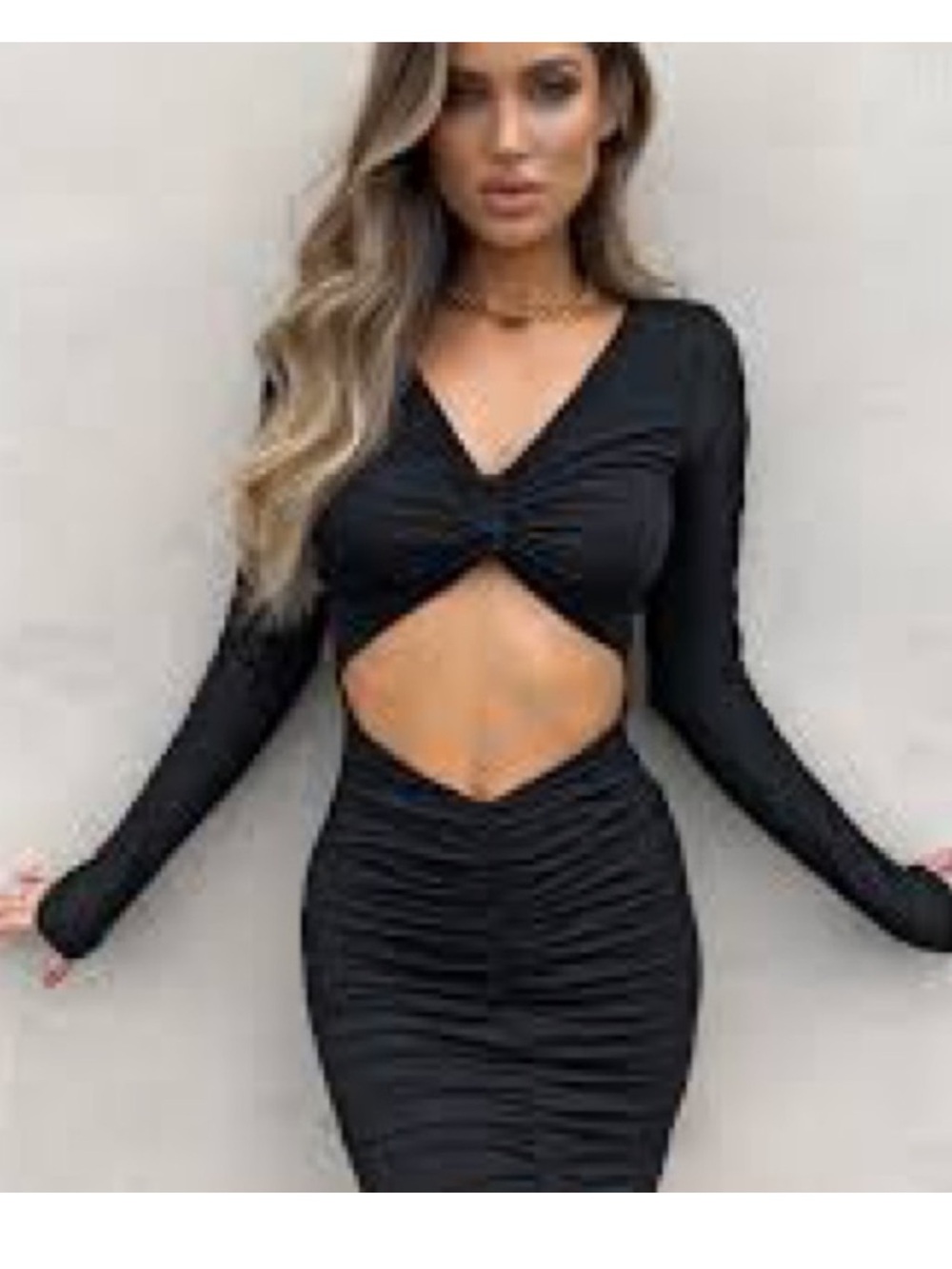 NWT Tiger Mist Blanco Black dress XXS